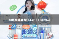 幻塔巅峰联赛打不过（幻塔团队）